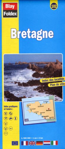 Carte routière, numéro 102 : Bretagne book