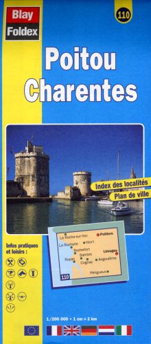 Plan de ville : Poitou / Charentes N°110 (avec un index) book