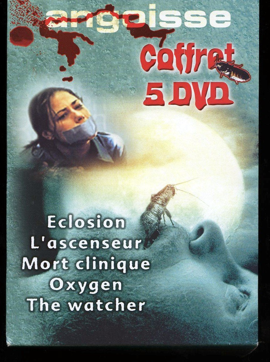 Coffret angoisse : eclosion/Oxygen/The Watcher/l'ascenseur/Mort Clinique dvd