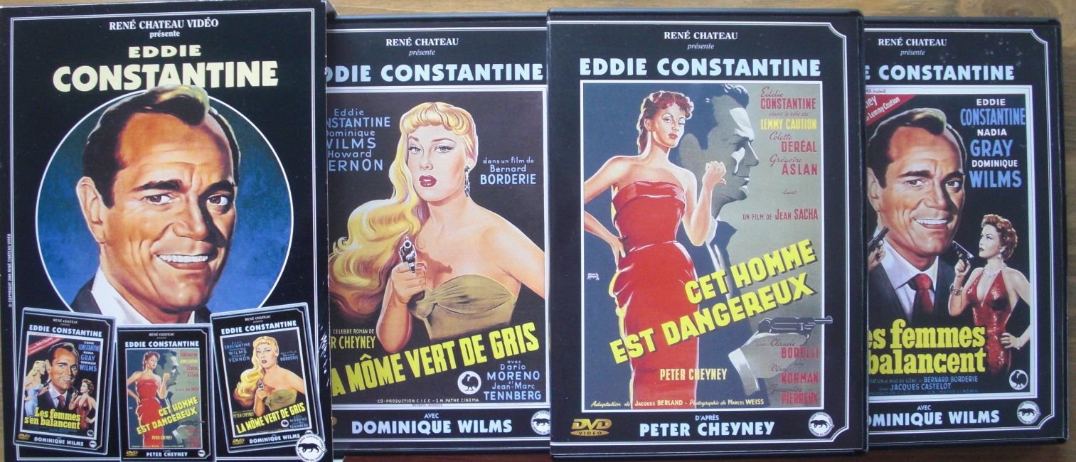Coffret eddie constantine : la mome vert de gris / les femmes s'en balancent / cet homme est dangereux Movies