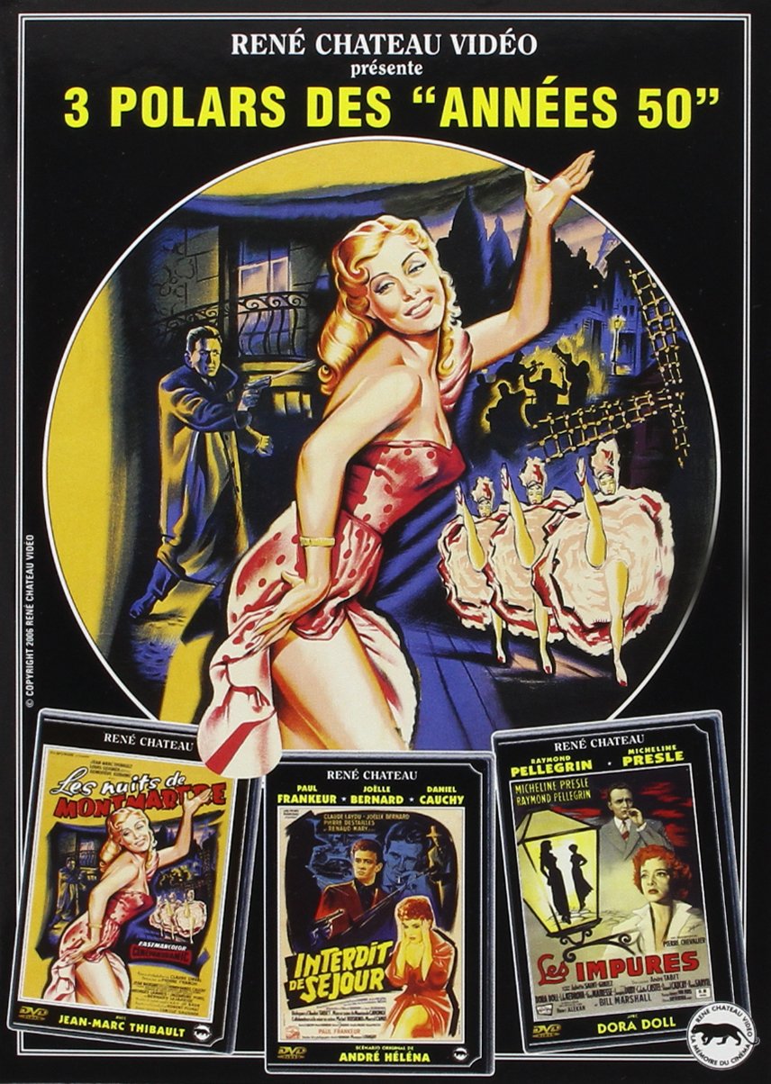 Coffret Polars des Annés 50 3 DVD (Nuits de Montmartre, Les Impures..) Films