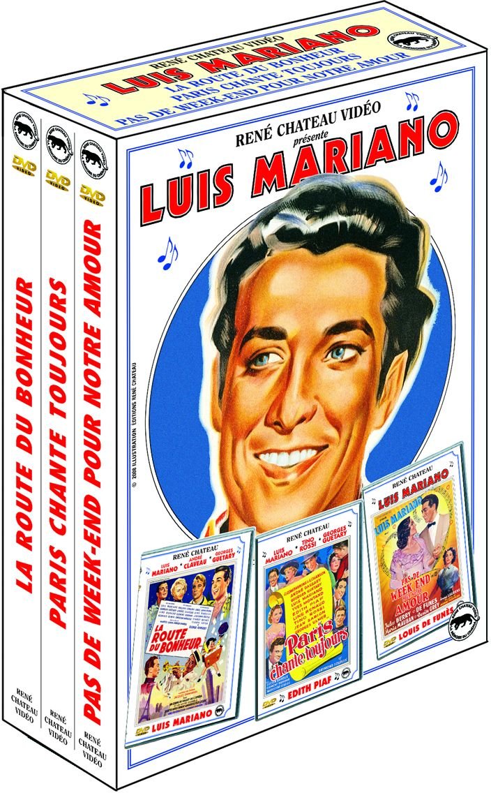 Coffret luis mariano : la route du bonheur ; pas de week-end pour notre amour ; paris chante toujours Movies