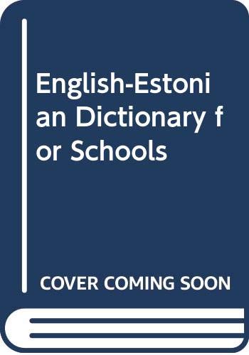 English-Estonian Dictionary for Schools book