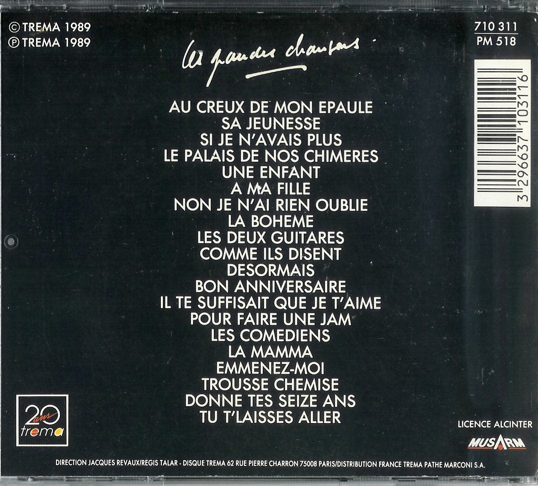 Product Image: Les Grandes Chansons