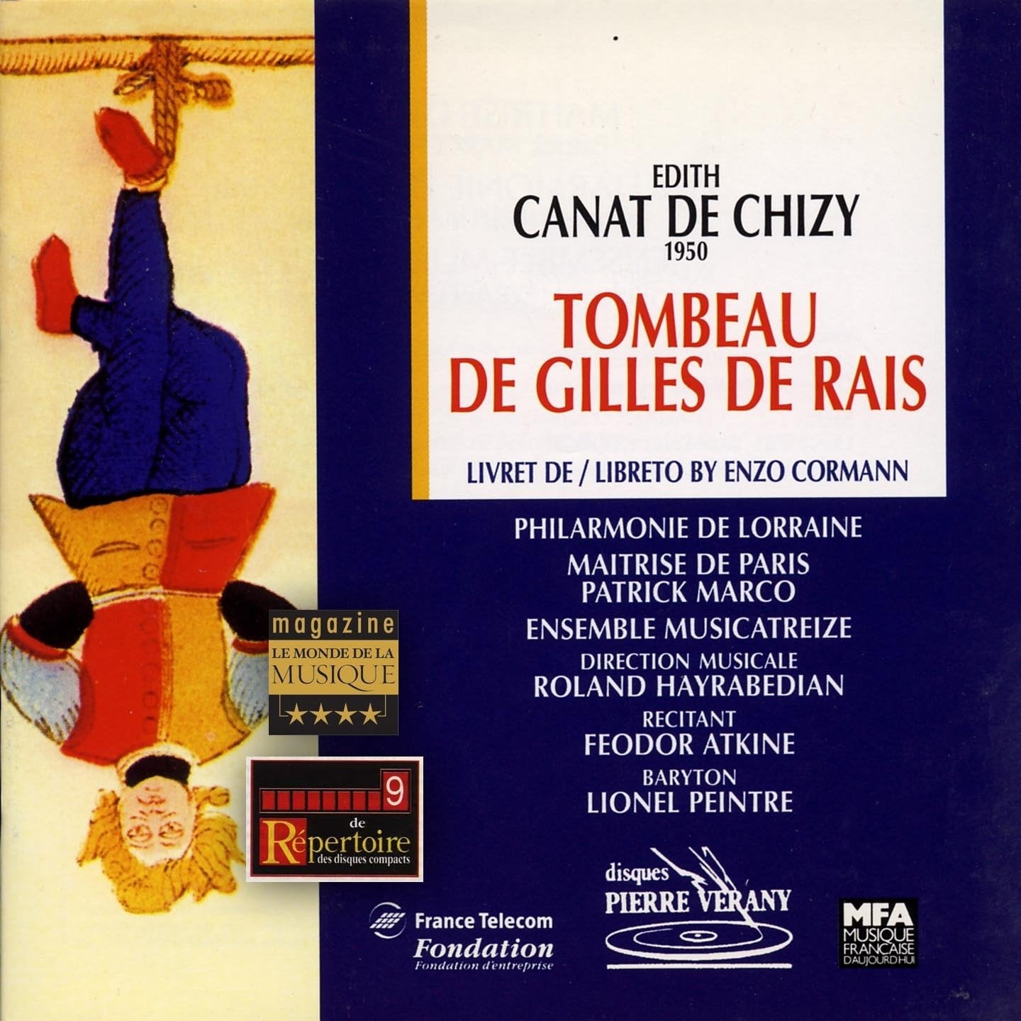 Edith Canat de Chizy: Tombeau de Gilles de Rais Classical