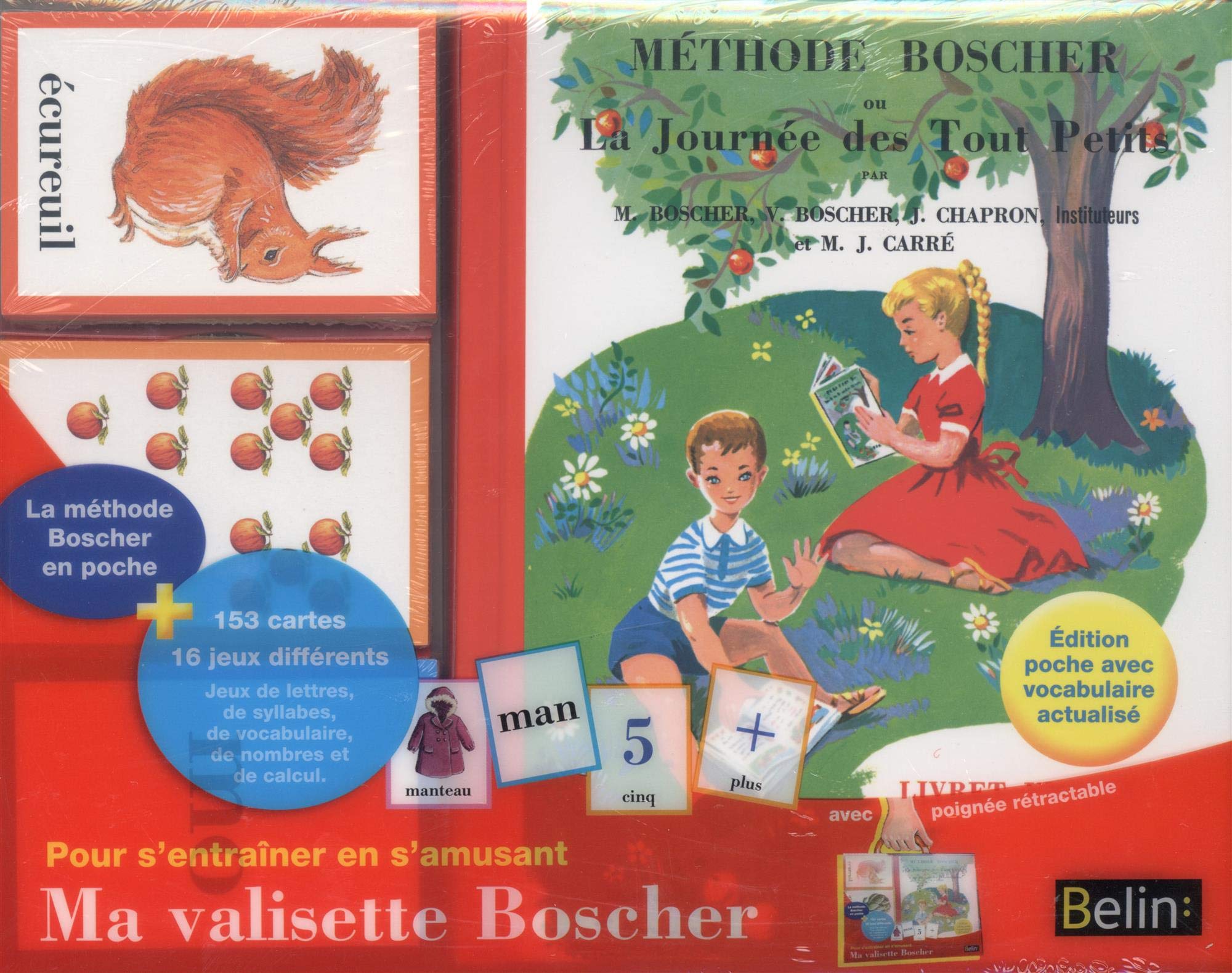 Boscher Valisette + 16 jeux de cartes book