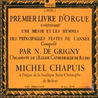 Product Image: Grigny;1st Organ Book
