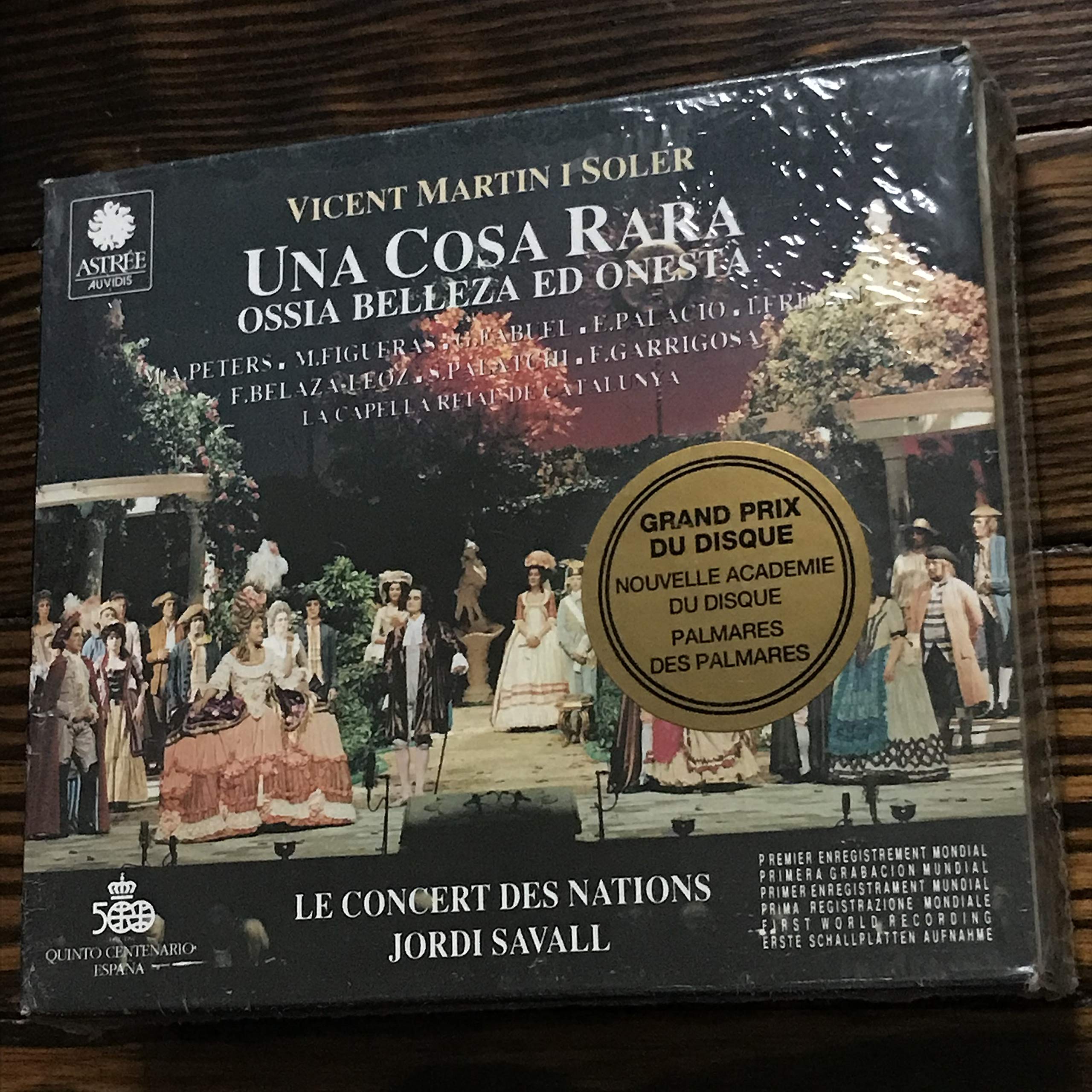 Vicent Martin y Soler: Una Cosa Rara Classical