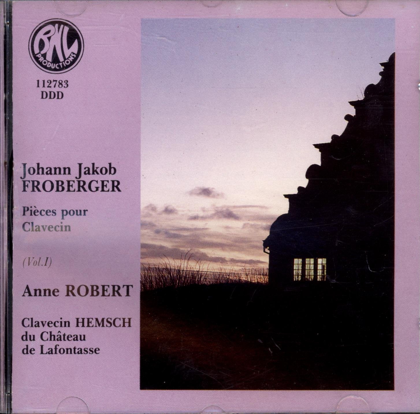 Pièces pour Clavecin volume 1. Clavecin Hemsch du château de Lafontasse cd