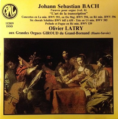 Oeuvres pour Orgue : l'art De La Transcription, Concerto en Ré Min. cd
