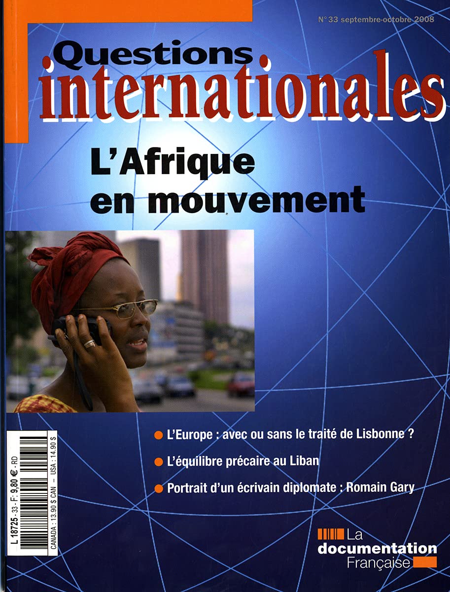 L'Afrique en mouvement n°33 septembre-octobre 2008 book
