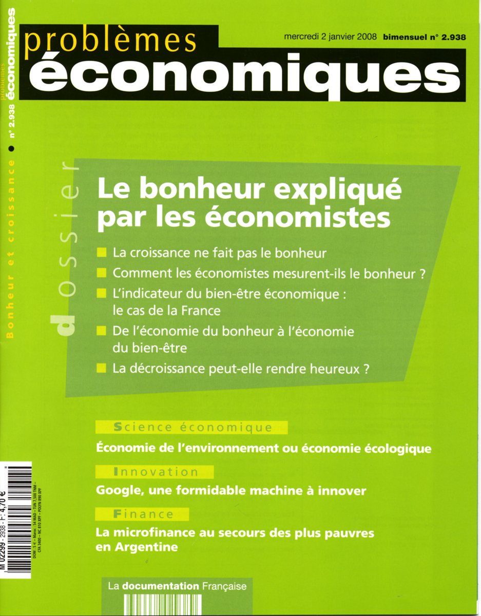 Le bonheur expliqué par les économistes Business, Finance & Career
