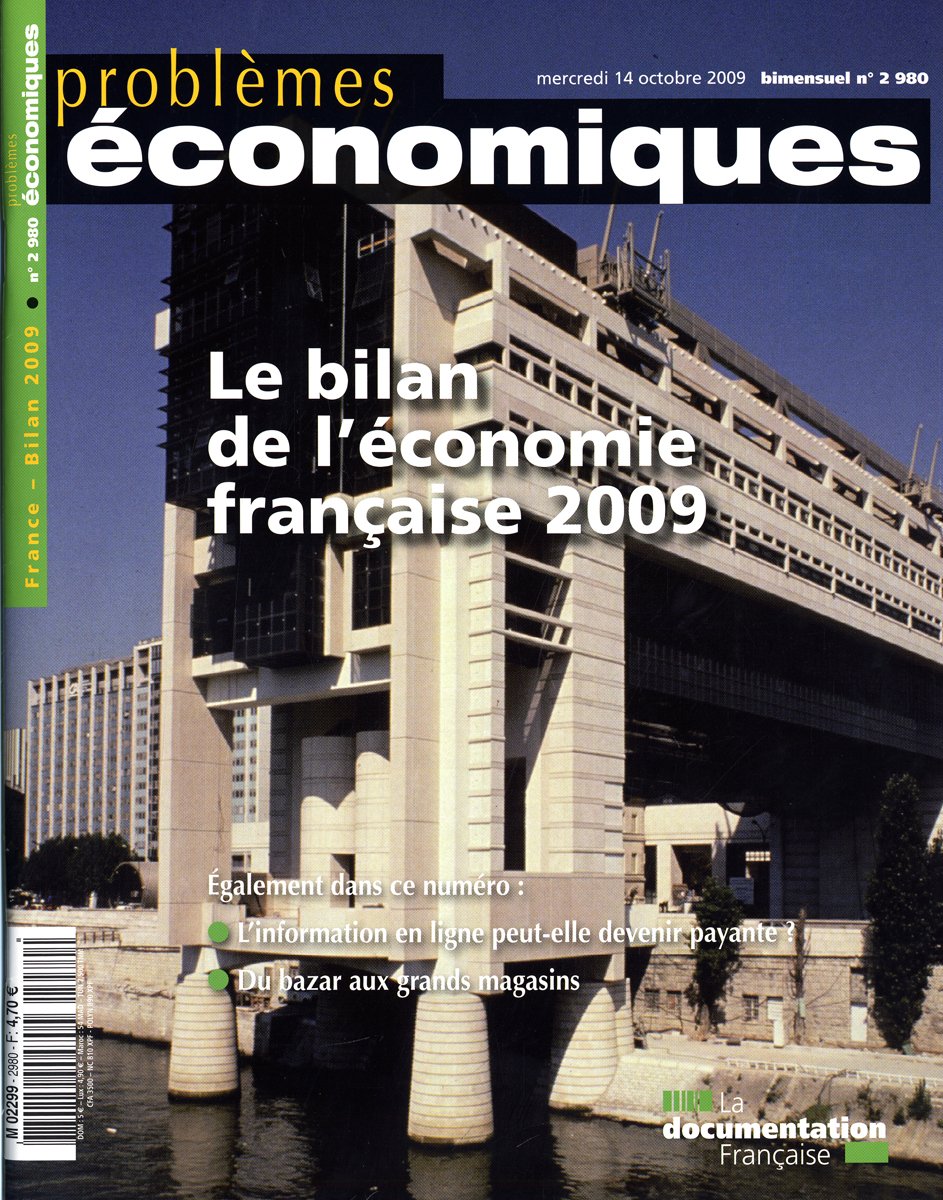 Bilan de l'Economie Française 2008-2009 Books