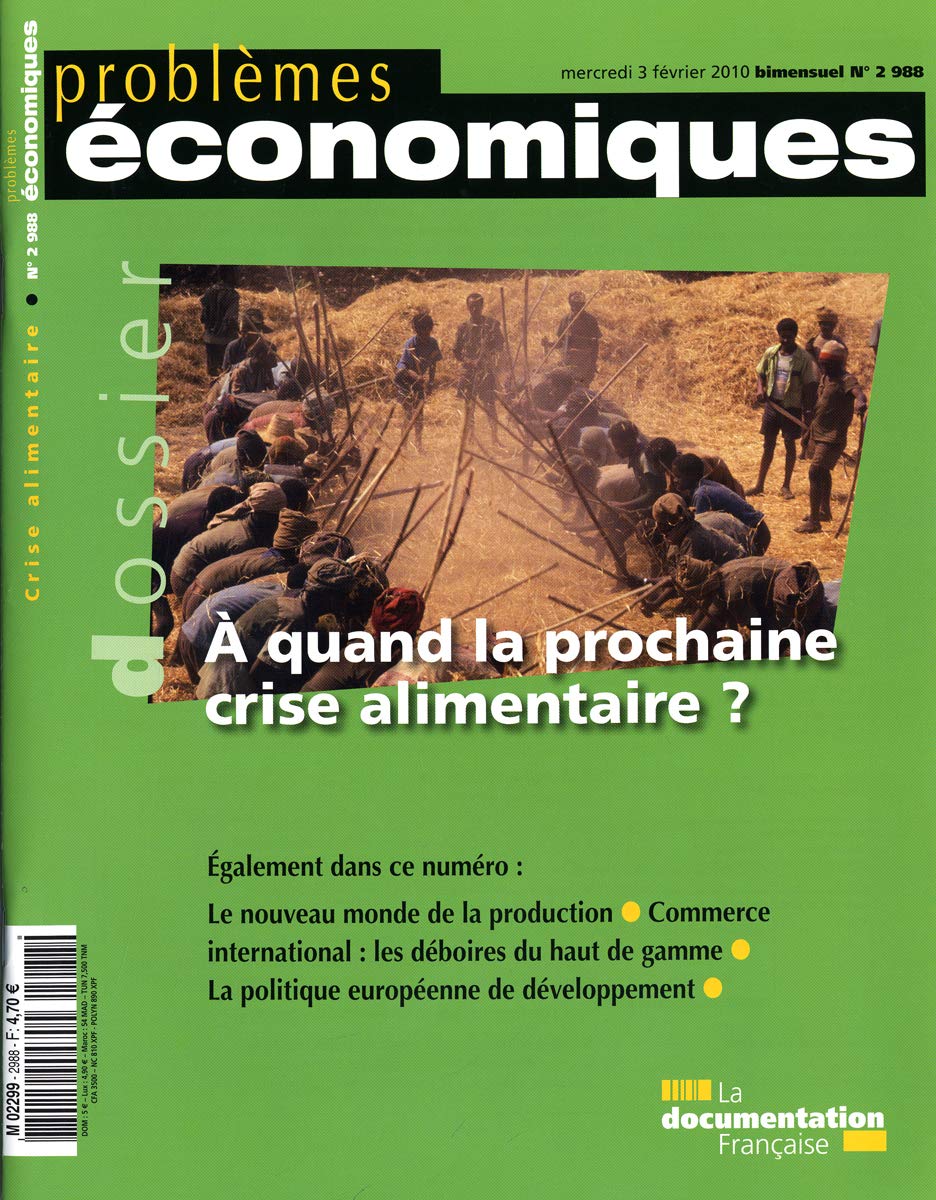 À quand la prochaine crise alimentaire ? (n.2988) Books