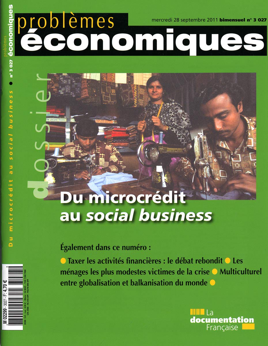 Du microcrédit au social business (N.3027) book