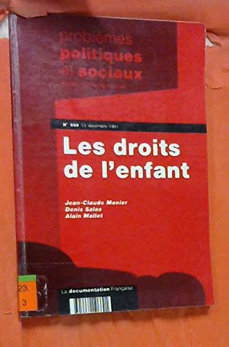 Droits de l'enfant (Prob Polit Soc.669) Books