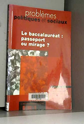 Le baccalauréat : Passeport ou mirage ? Books