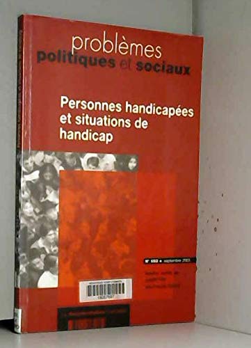 Personnes handicapées et situations de handicap Books
