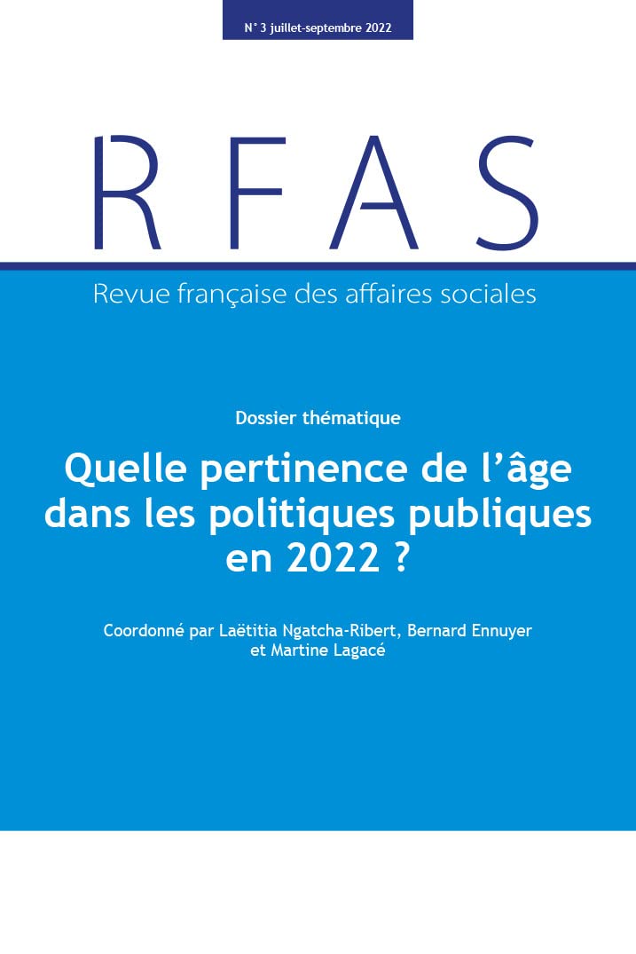 Quelle pertinence de l'âge dans les politiques publiques en 2022 ? book