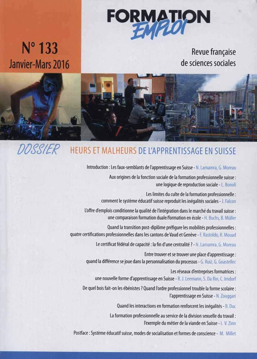 Heurs et malheurs de l'apprentissage en Suisse book