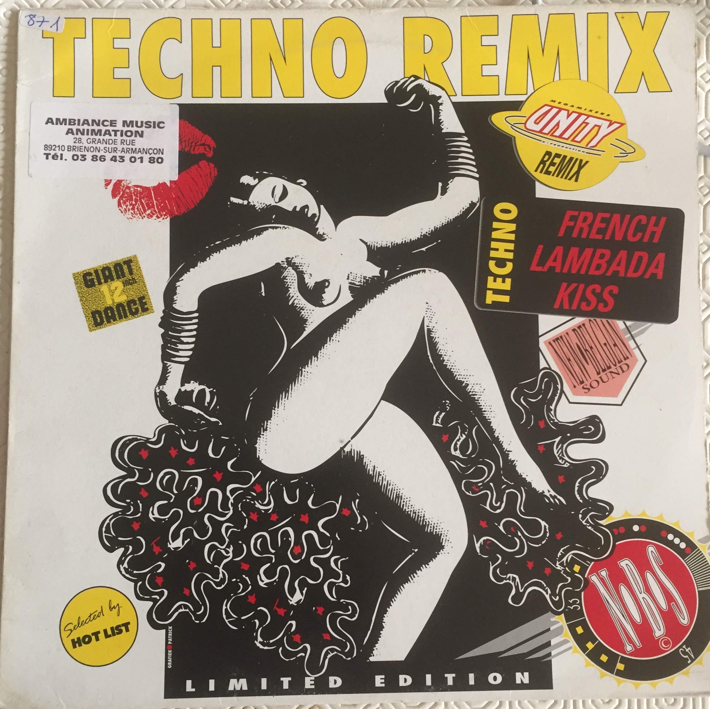 French Lambada Kiss (Techno Remix) cd