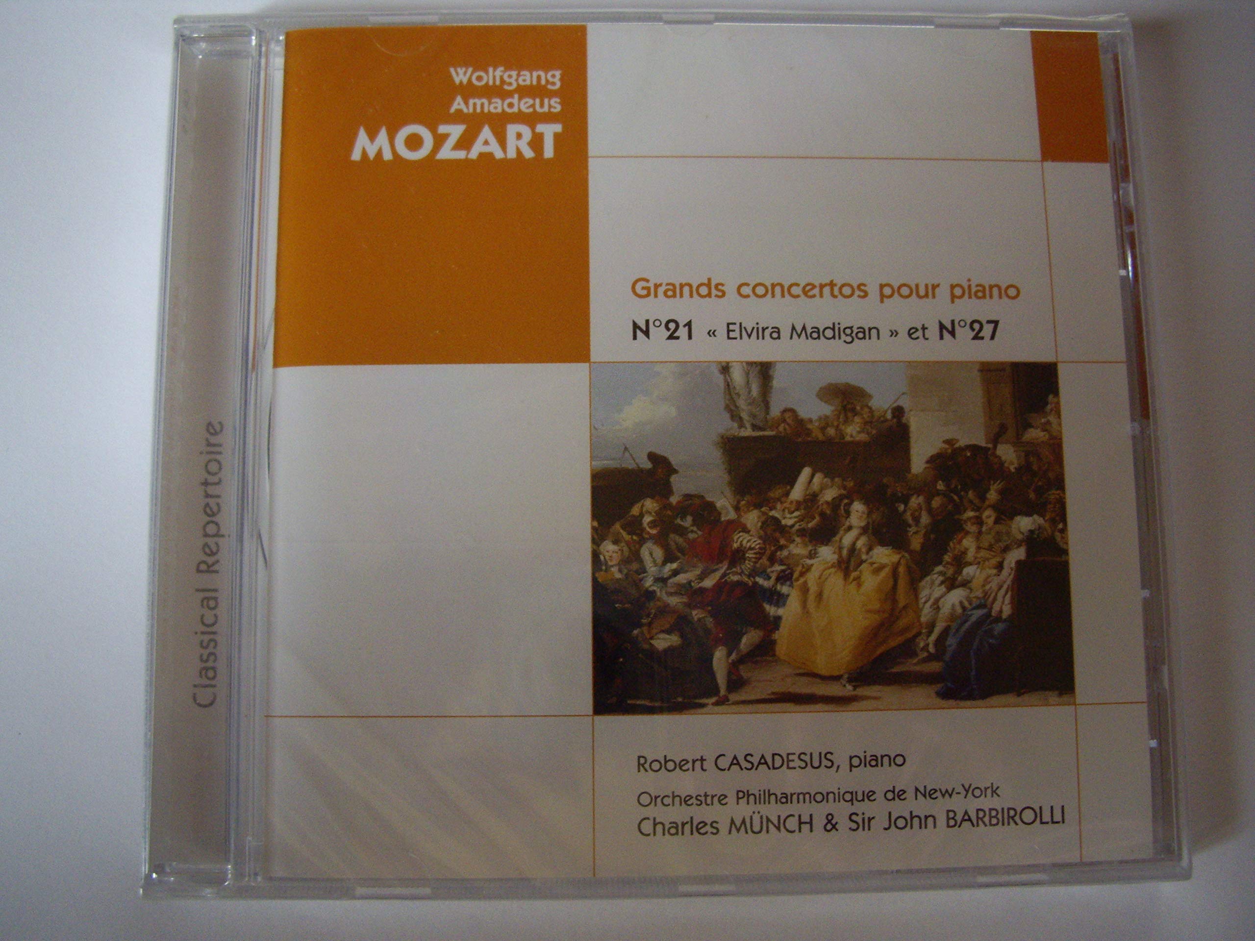 MOZART : Grands concertos pour piano nø21 'Elvira MADIGAN' et nø27 Music