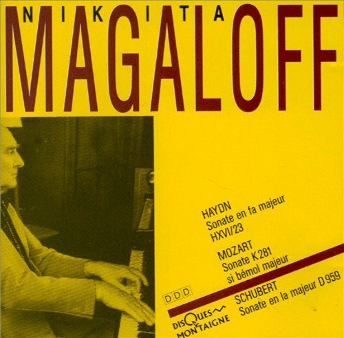 NIKITA MAGALOFF - HAYDN sonate HXVI 23 / MOZART sonate K.281 / SCHUBERT sonate D.959 cd