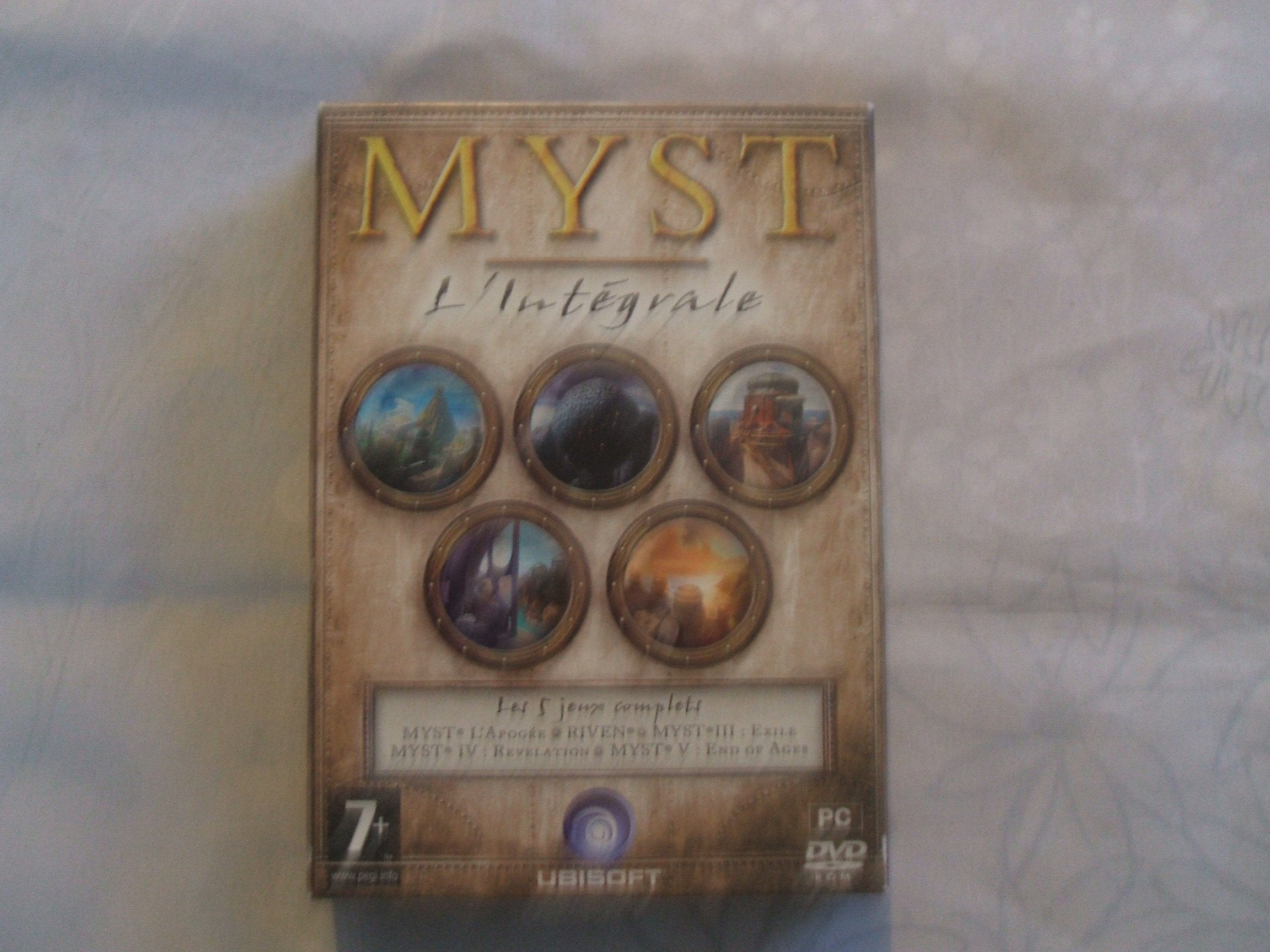 Myst L'intégrale (Myst l'apogée / Riven / Myst 3 Exile / Myst 4 Révélation / Myst 5 End of ages) PC