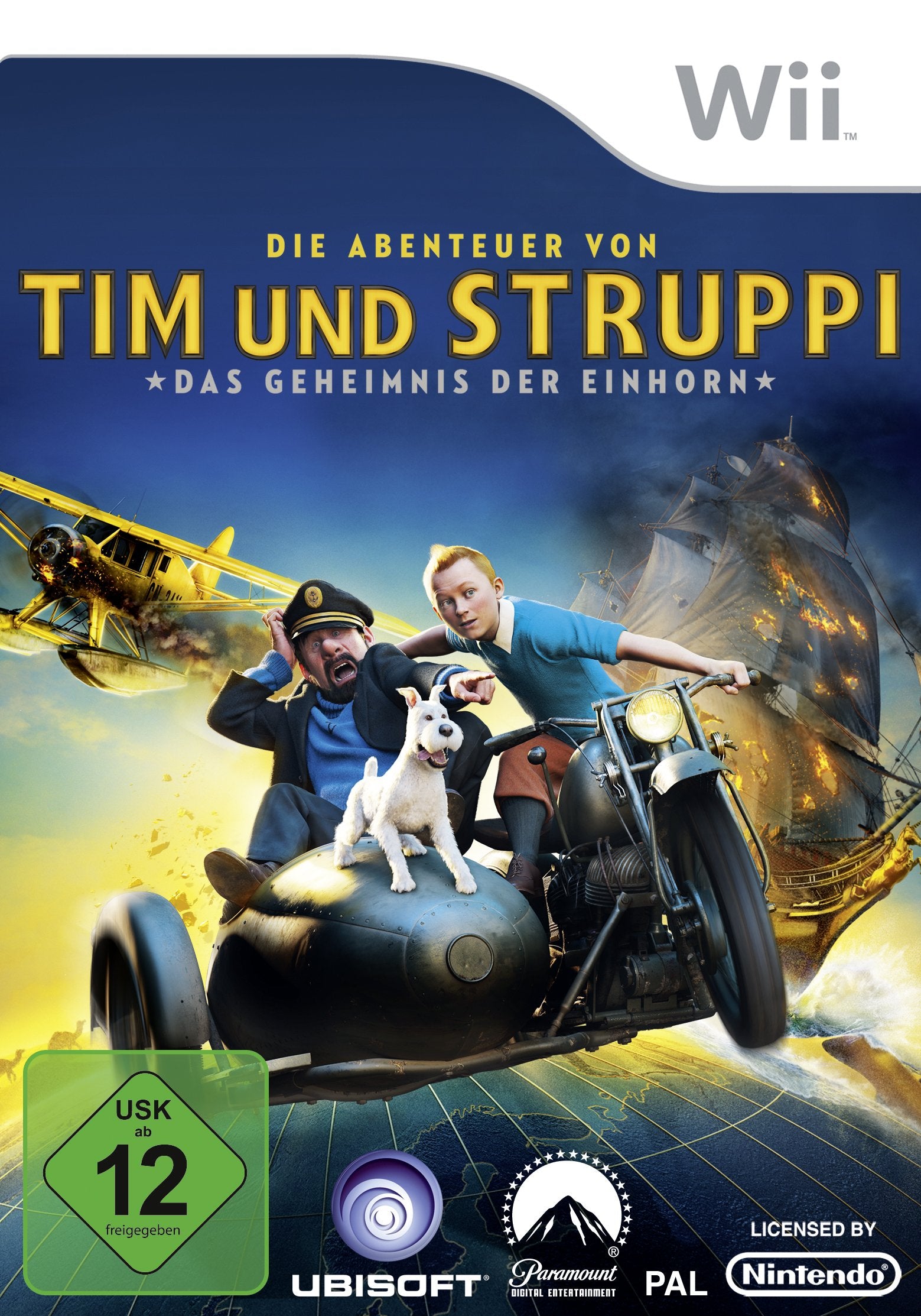 Die Abenteuer von Tim & Struppi - Das Geheimnis der Einhorn: Das Spiel Wii