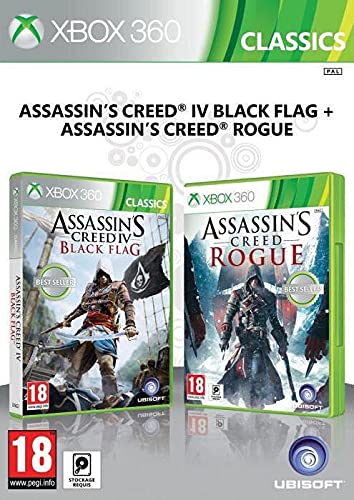 Assassin's Creed IV : Black Flag + Assassin's Creed : Rogue Xbox 360