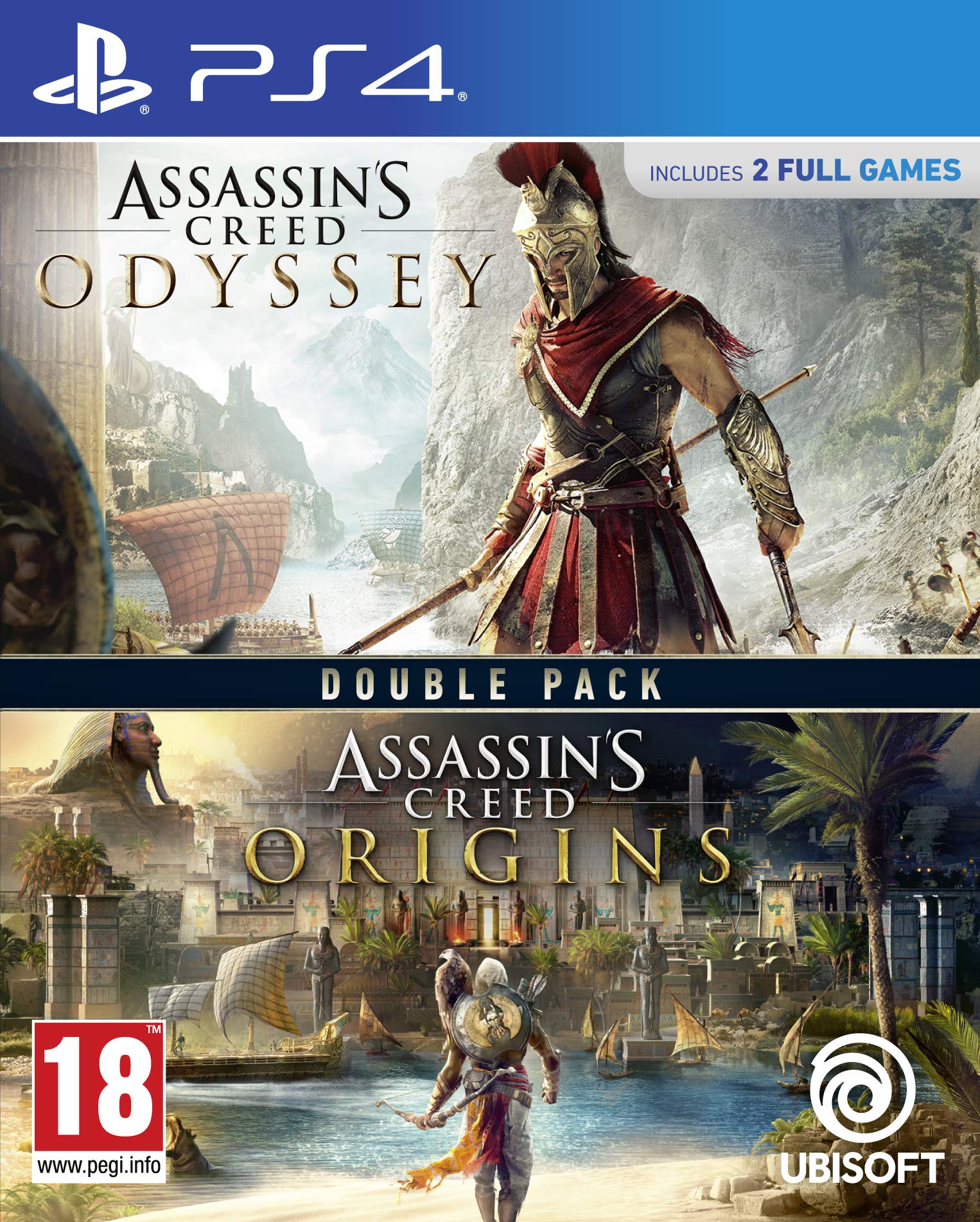 JUEGO SONY PS4 COMPILACION AC ORIGINS + ODISSEY game