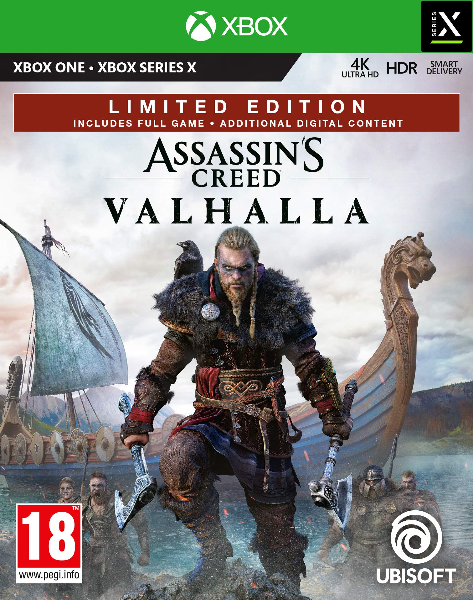 Assassin's Creed Valhalla - uncut - Limited Berserker Edition (Inkl. Bonus DLC per Email) - Deutsche Sprache Xbox One
