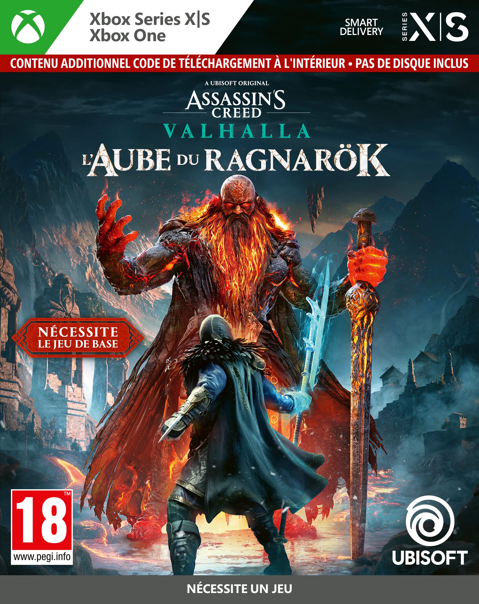 Assassin's Creed Valhalla Extension l'Aube du Ragnarok, Code de Telechargement dans la Boite, Xbox Series X game