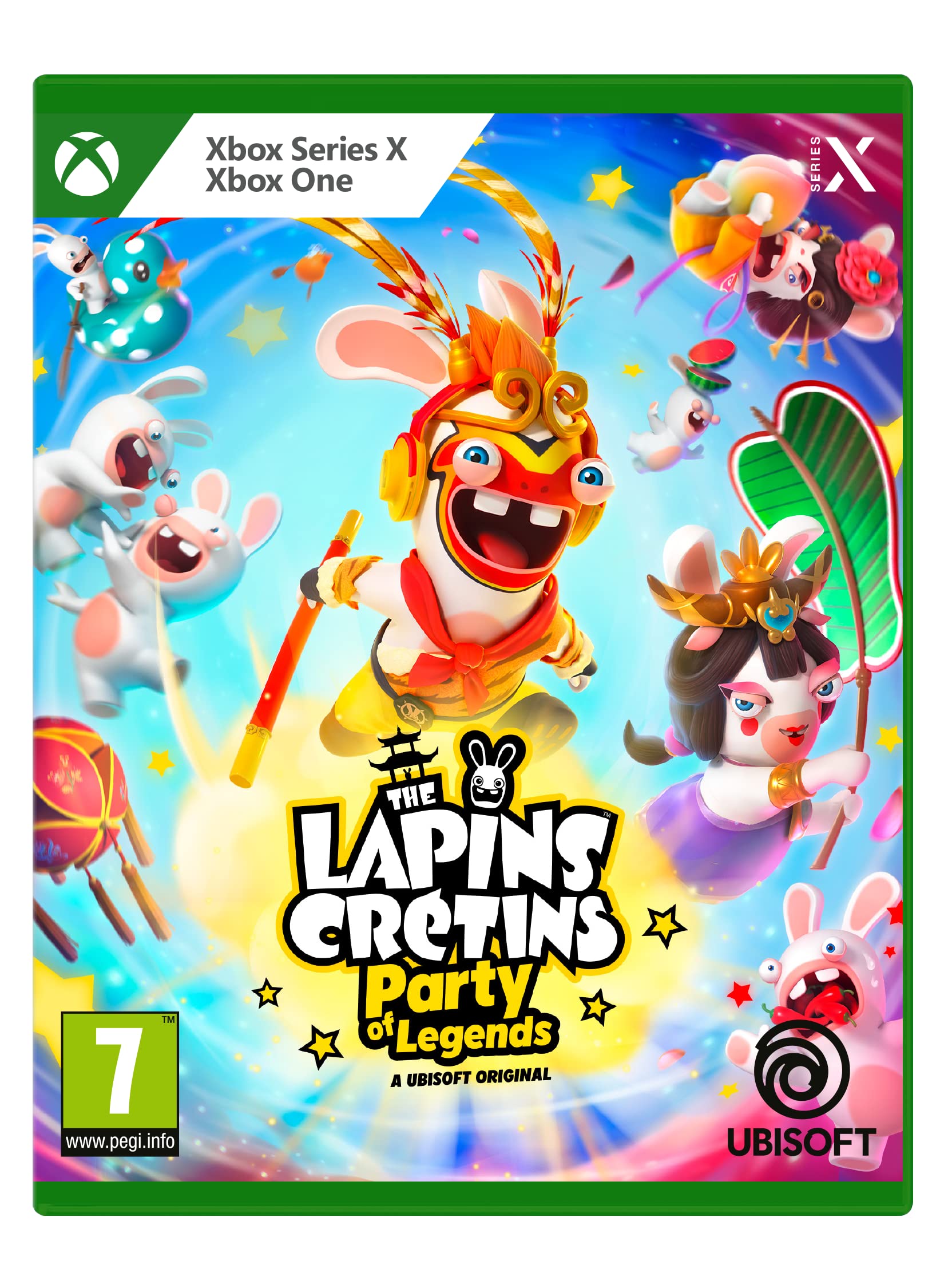 LES LAPINS CRETINS, PARTY OF LEGENDS, XBOX ONE game