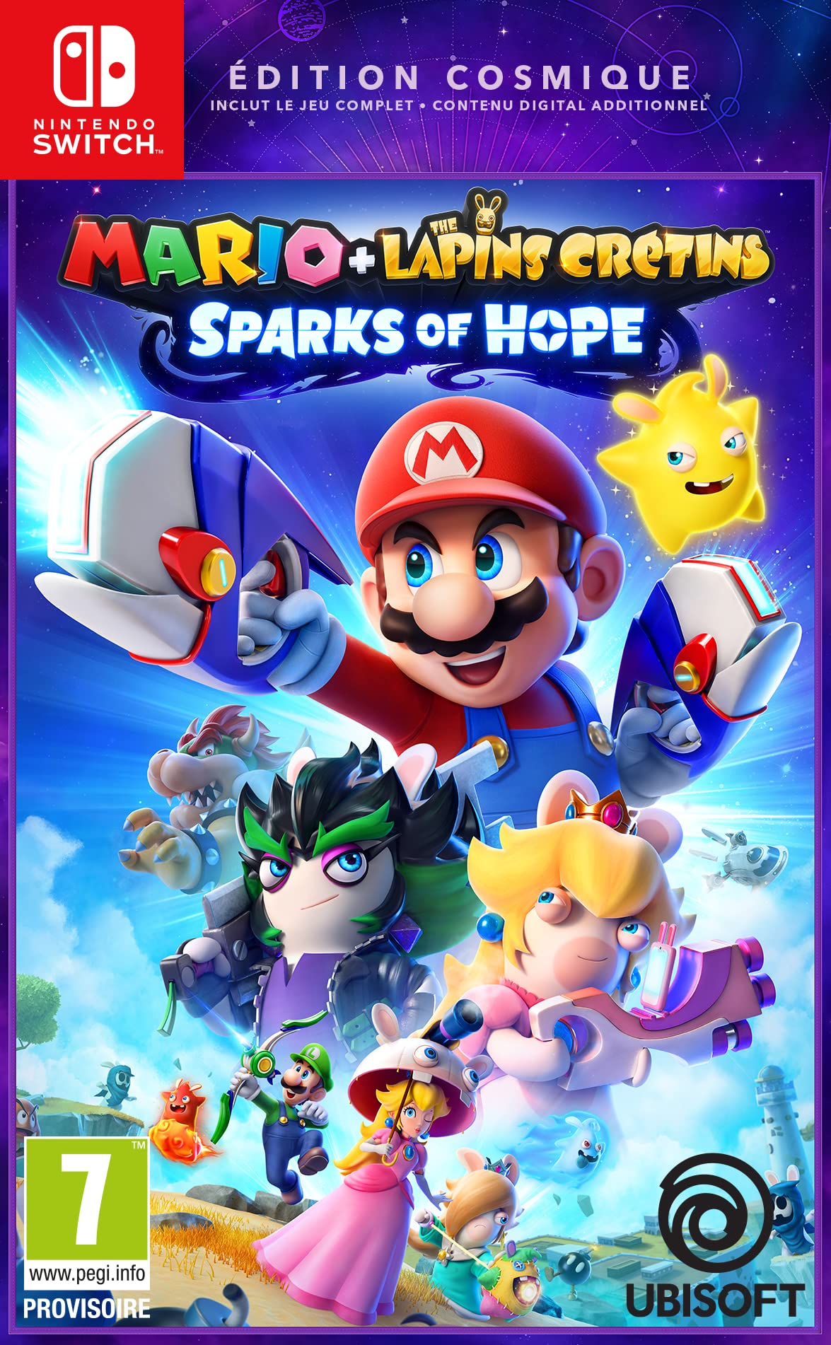 MARIO, THE LAPINS CRÉTINS, SPARKS OF HOPE ÉDITION COSMIQUE SWITCH game