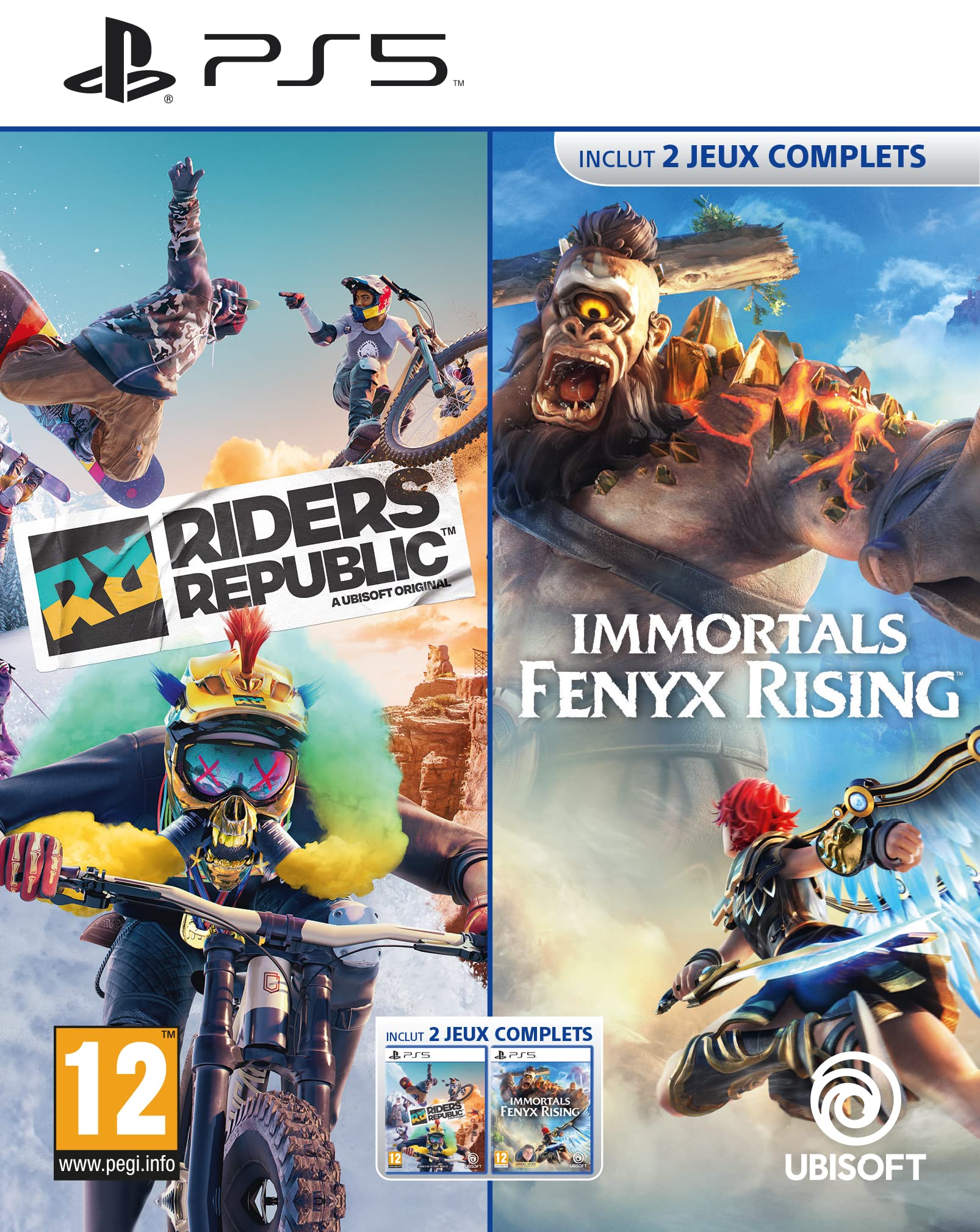 Compilation Riders Republic + Immortals Fenyx Rising FRA game