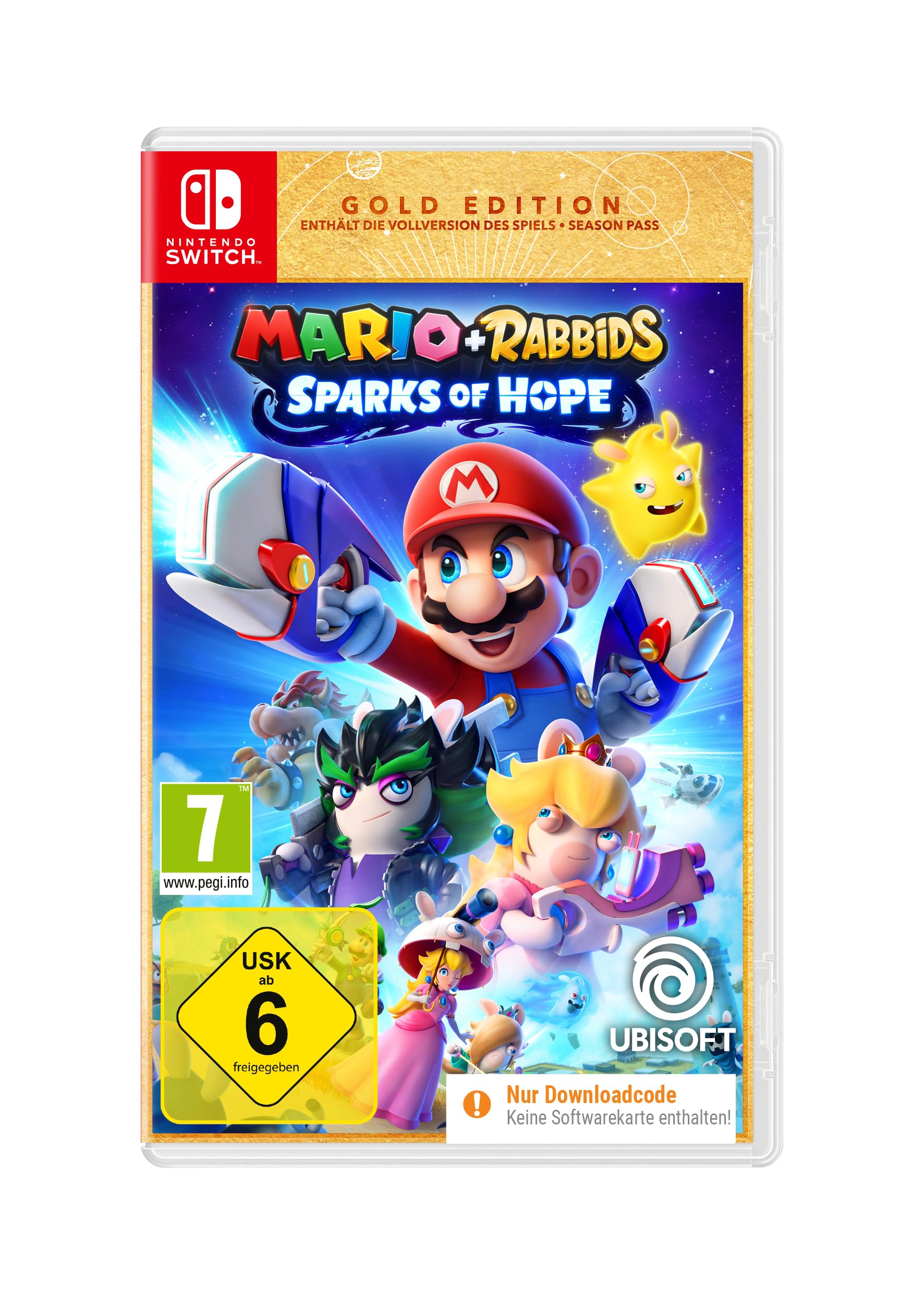 Mario + Rabbids Sparks of Hope - Gold Edition (Code in a box) - Nintendo Switch