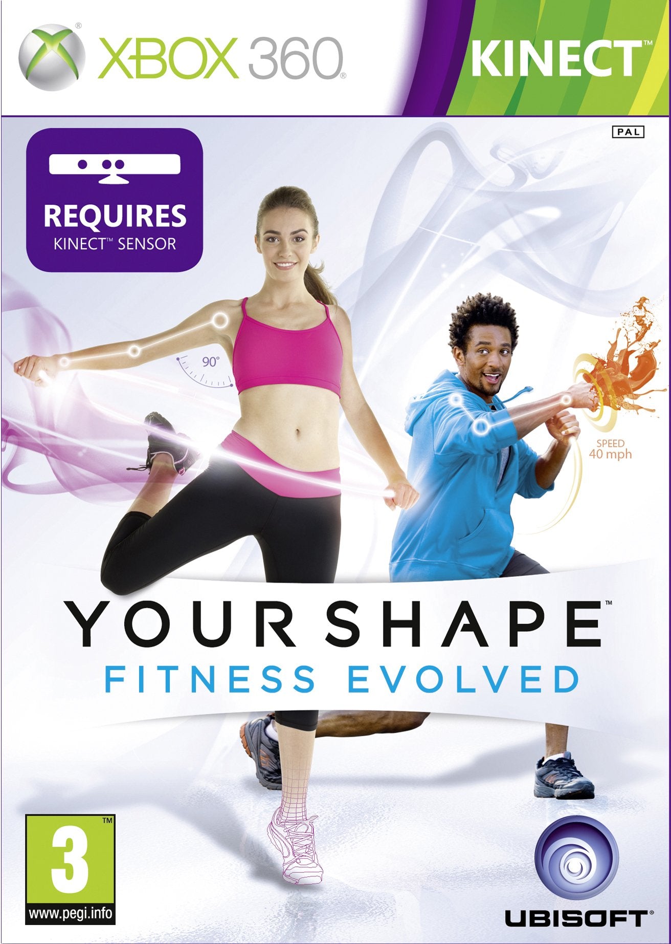 Kinect Your Shape Fitness Fitness Evolved Game (Classics) XBOX 360 Xbox 360