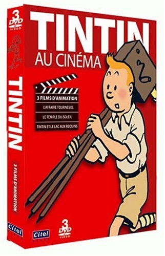 Coffret Tintin au cinéma - L'affaire Tournesol, Le Temple du Soleil, Le lac aux requins - 3 DVD Movies