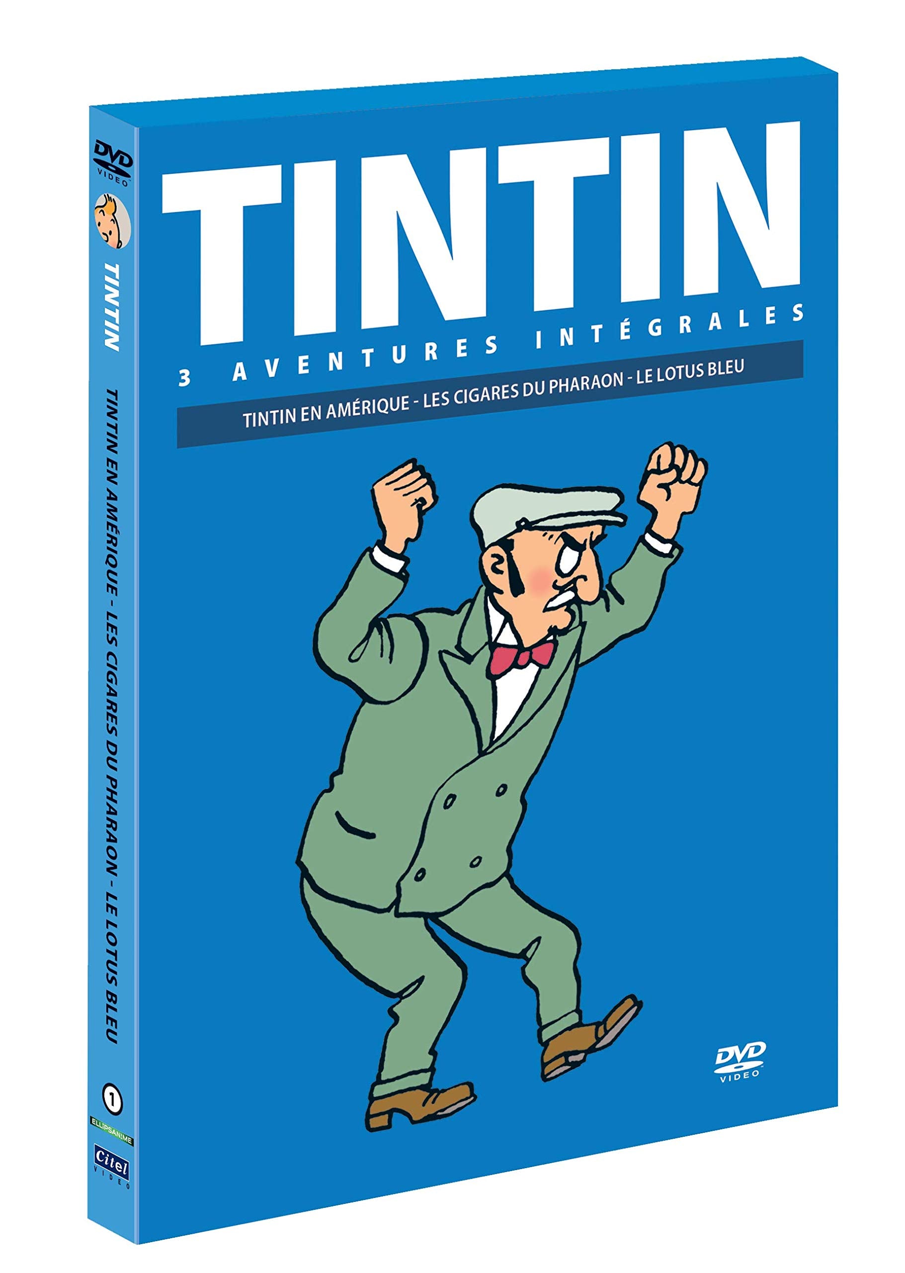 Coffret tintin, vol. 1: les cigares du pharaon ; le lotus bleu ; tintin en amérique ( La couverture peut varier ) Movies