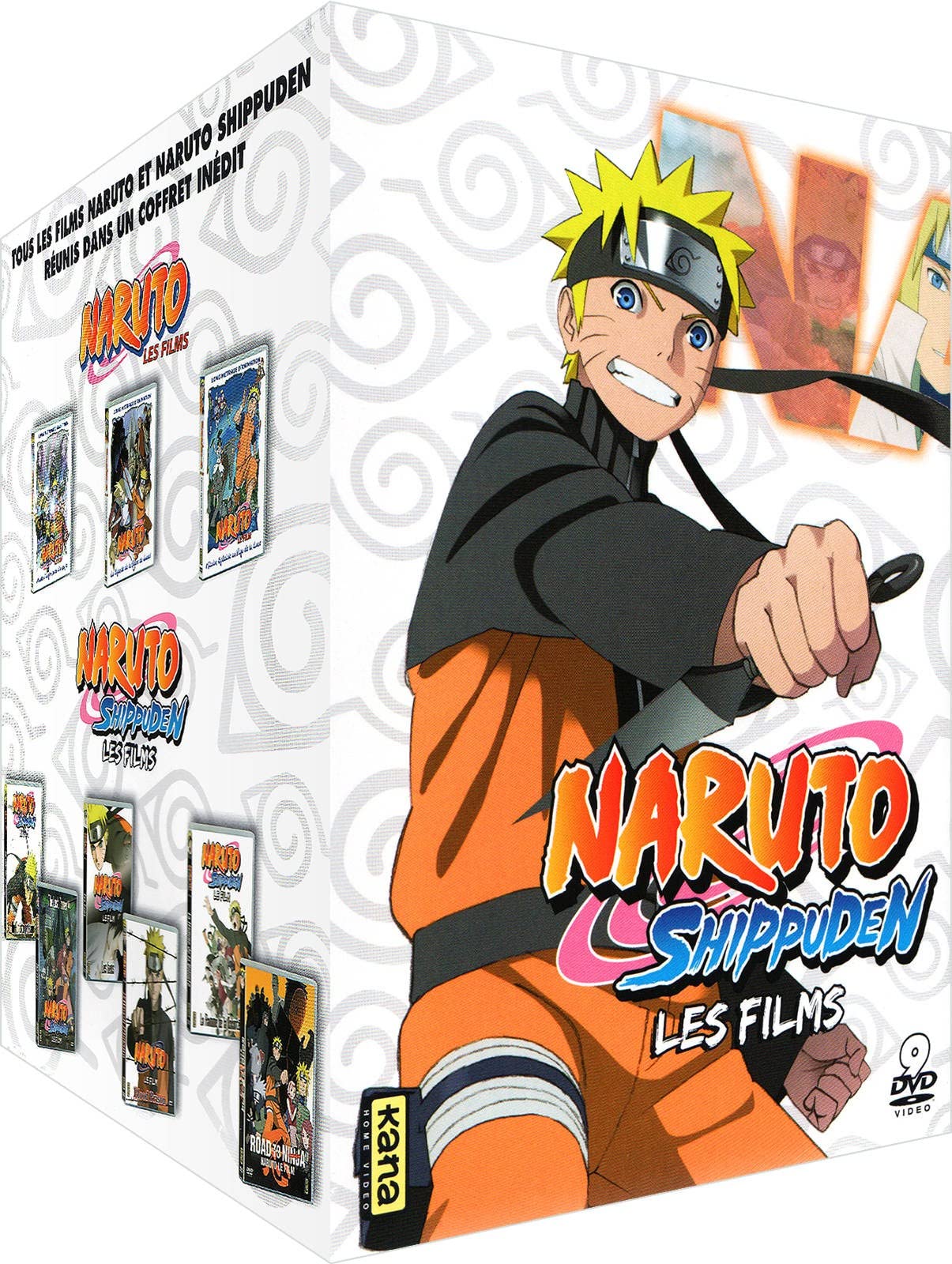 Naruto Shippuden-Les 9 Films-Coffret DVD-Edition limitée dvd