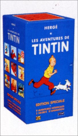 Les Aventures de Tintin - Coffret Bleu : 9 aventures intégrales - Les Aventures de Tintin au Tibet / Les Aventures de Tintin en Amérique / L'Etoile mystérieuse / Objectif Lune / On a marché sur la Lune / Les Cigares du Pharaon / Le Lotus bleu / Le Secr... Movies