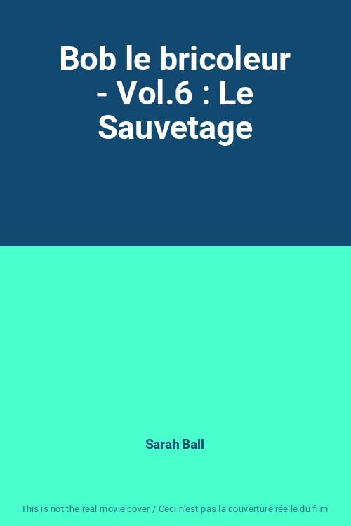 BOB LE BRICOLEUR / LE SAUVETAGE VOL 6 Films