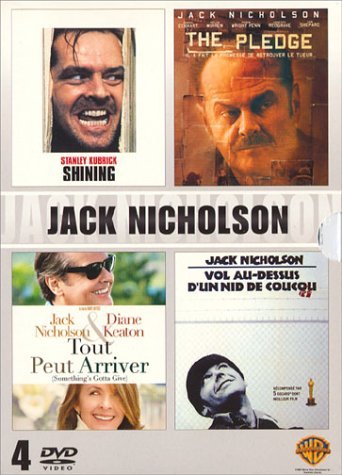 Coffret Jack Nicholson 4 DVD : Shining / The Pledge / Tout peut arriver / Vol au-dessus d'un nid de coucou Films
