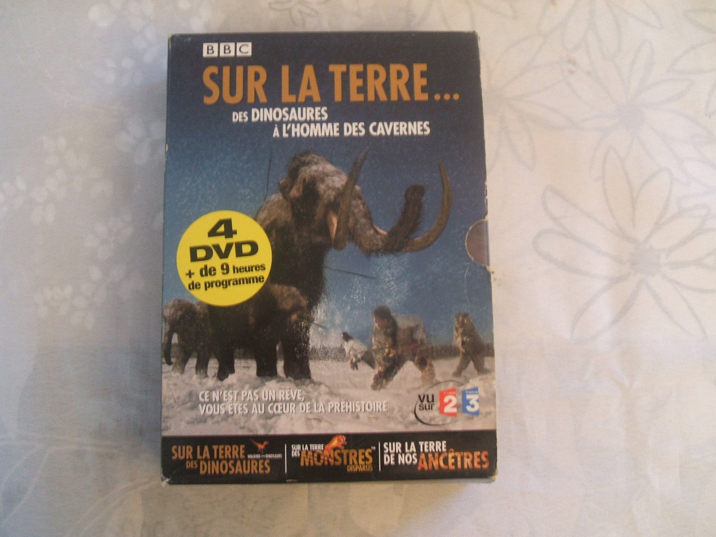 Sur la terre des dinosaures à l'homme des cavernes - Coffret 4 DVD Movies