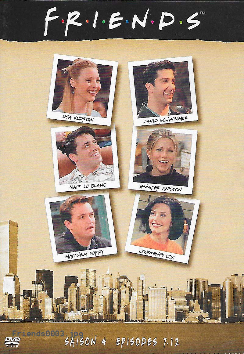 FRIENDS SAISON 4 - EPISODES 7 à 12 / DVD SIMPLE - BOITIER SLIM Films