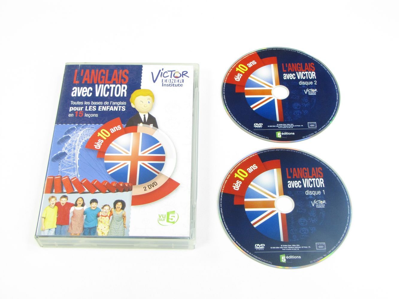 Victor Ebner Institute : L'anglais avec Victor pour les enfants - Coffret 2 DVD dvd