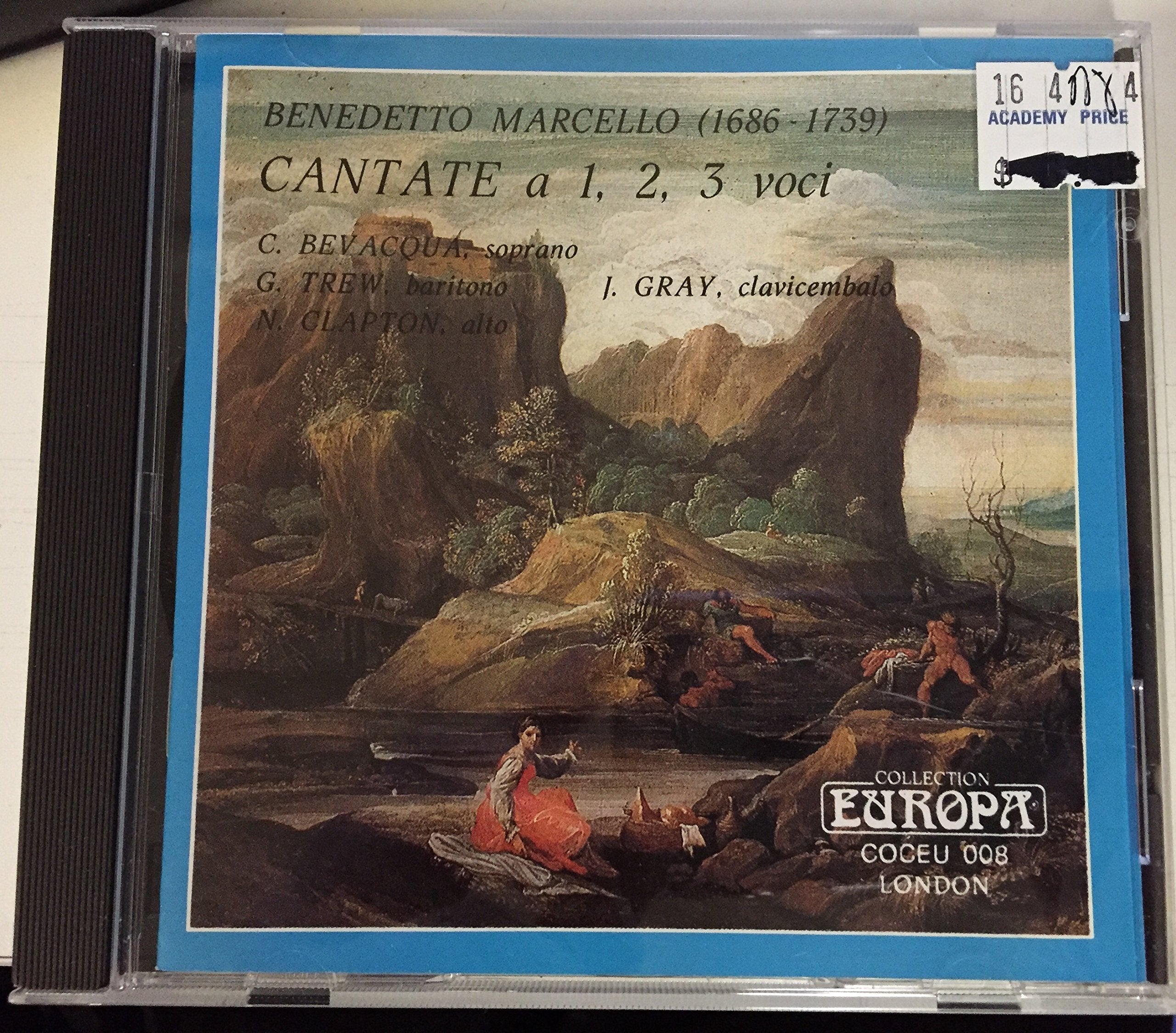 Benedetto Marcello - Cantate a 1, 2, 3 voci Music