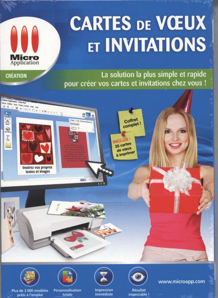 Cartes de Voeux & Invitations software