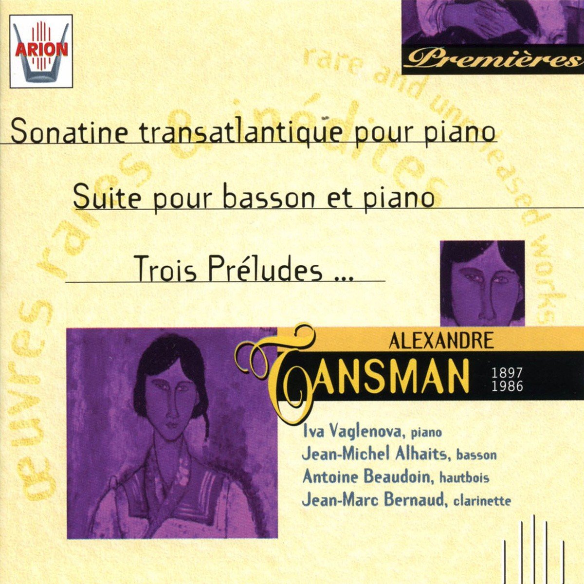 Sonatine Transatlantique Pour Piano Etc. cd